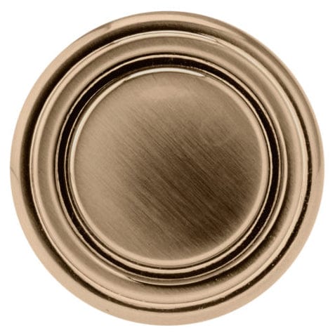 Contemporary Knob, 1-5/16" D, Champagne Bronze alt 0