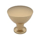Contemporary Knob, 1-5/16" D, Champagne Bronze