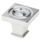 Transitional Knob, 1-3/16" x 1-3/16", Chrome alt 0