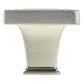 Transitional Knob, 1-3/16" x 1-3/16", Brushed Nickel alt 0