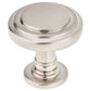 Traditional Knob, 1-5/16" D, Brushed Nickel alt 0