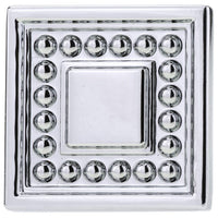 Transitional Knob, 1-5/16" x 1-5/16", Chrome alt 0