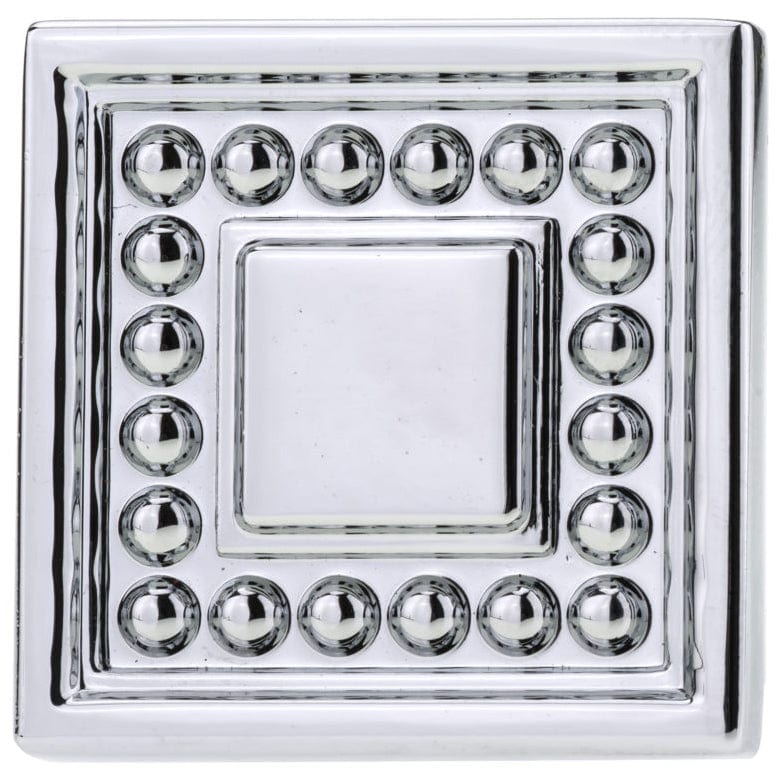 Transitional Knob, 1-5/16" x 1-5/16", Chrome alt 0