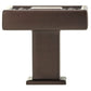 Transitional Knob, 1-5/16" x 1-5/16", Honey Bronze alt 0