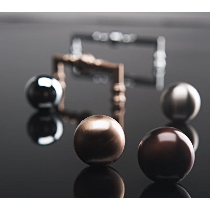 Traditional Knob, 1-9/16" D, Matte Black alt 0