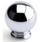 Traditional Knob, 1-3/16" D, Chrome alt 0