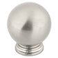 Traditional Knob, 1-3/16" D, Brushed Nickel alt 0