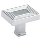 Transitional Knob, 1-25/32" x 1-3/8", Chrome alt 0