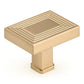 Transitional Knob, 1-25/32" x 1-3/8", Champagne Bronze alt 0