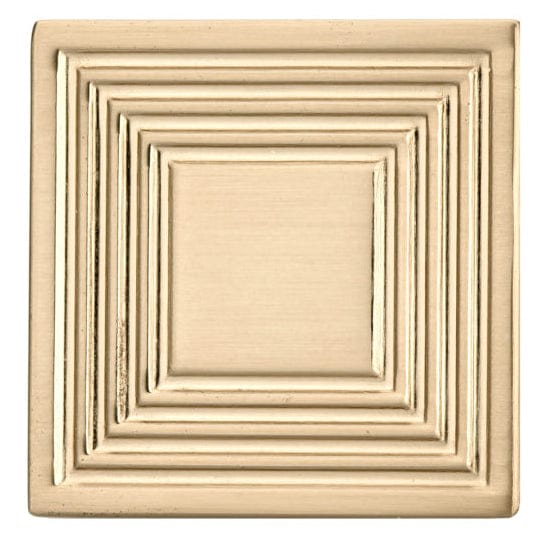 Transitional Knob, 1-3/8" x 1-3/8", Champagne Bronze alt 0