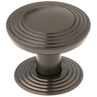 Transitional Knob, 1-1/4" D, Honey Bronze alt 0