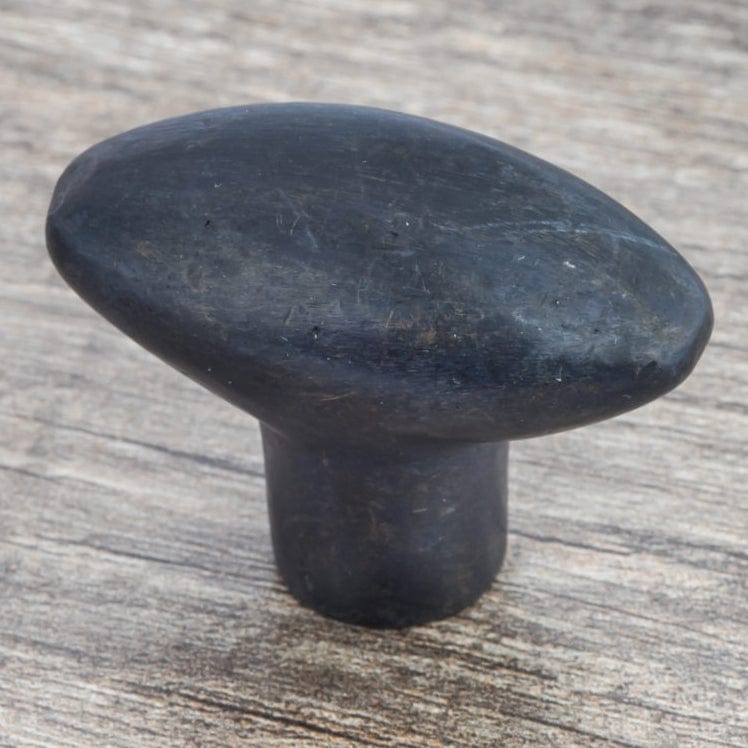 Traditional Knob, 1-3/8" x 21/32", Dark Bronze alt 0