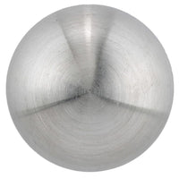 Contemporary Knob, 31/32" D, Stainless Steel alt 0