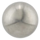 Contemporary Knob, 1-3/16" D, White, Brushed Nickel alt 0