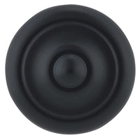 Traditional Knob, 1-3/16" D, Matte Black alt 0