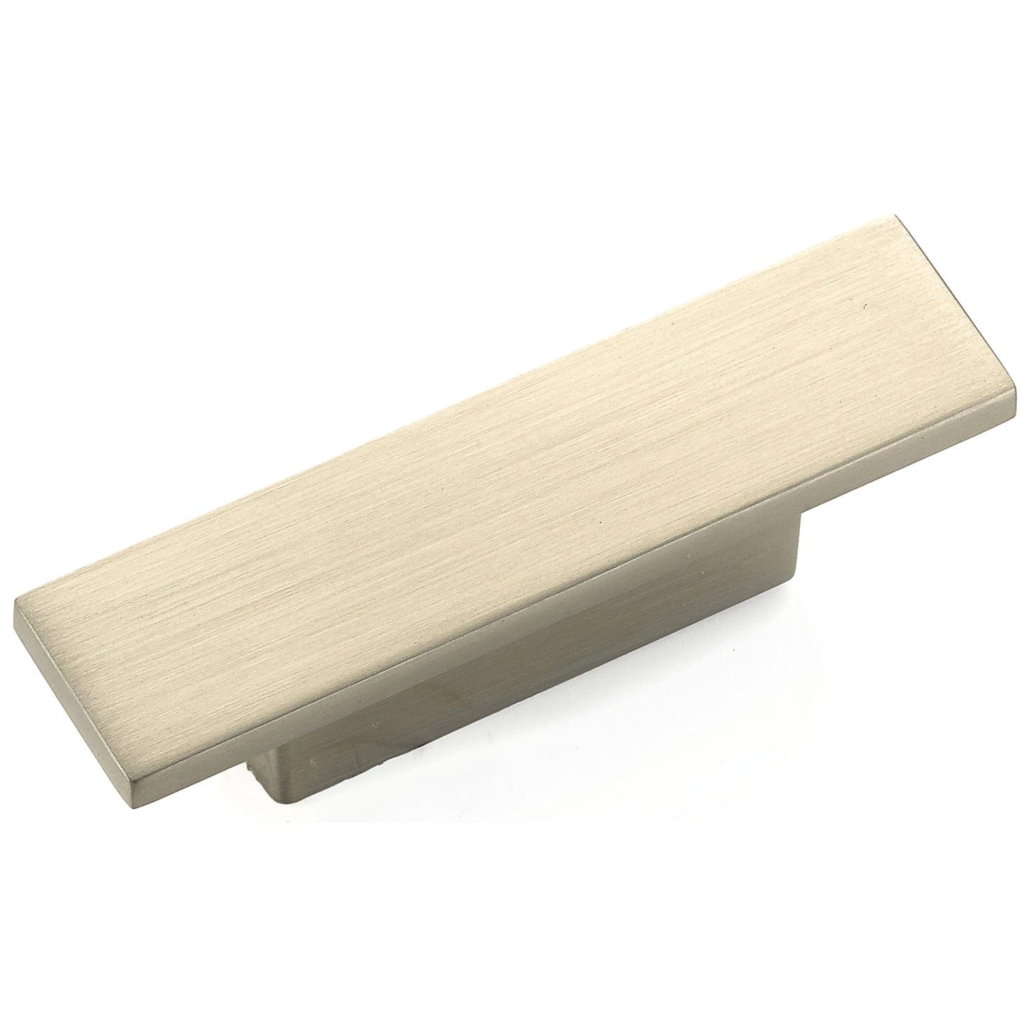 Contemporary Knob, 2-3/4" x 21/32", Brushed Nickel alt 0