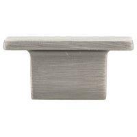 Contemporary Knob, 1-9/16" x 7/8", Antique Nickel alt 0