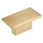 Contemporary Knob, 1-9/16" x 7/8", Champagne Bronze alt 0