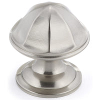 Contemporary Knob, 1-1/8" D, Brushed Nickel alt 0