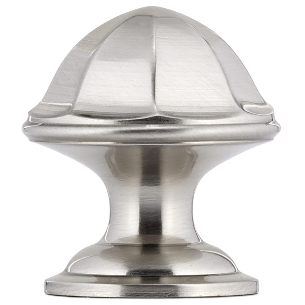 Contemporary Knob, 1-1/8" D, Brushed Nickel alt 0