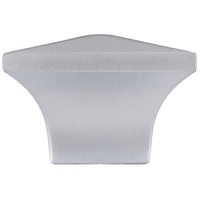 Contemporary Knob, 1-1/4" x 1-1/4", Matte Chrome alt 0