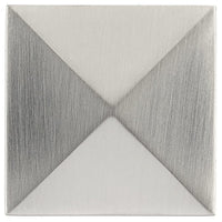 Contemporary Knob, 1-1/4" x 1-1/4", Brushed Nickel alt 0