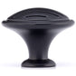 Contemporary Knob, 1-3/16" D, Matte Black alt 0