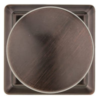 Traditional Knob, 1-1/4" x 1-1/4", Brushed Oil-Rubbed Bronze alt 0