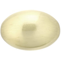 Traditional Knob, 1-3/16" x 25/32", Satin Brass alt 0