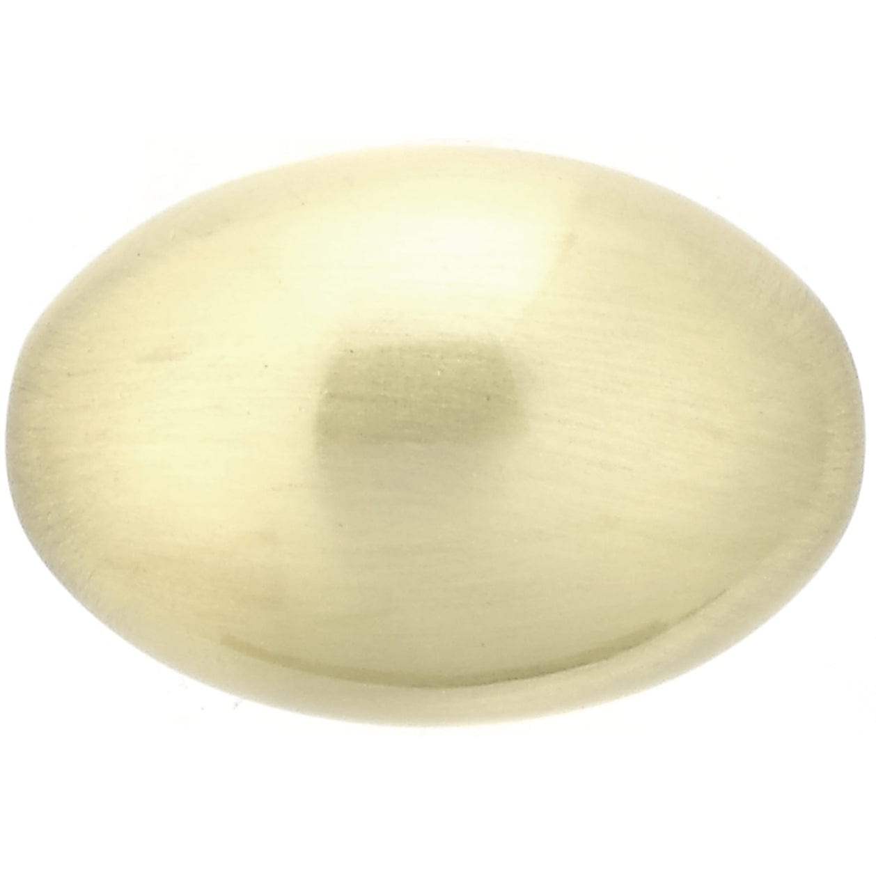 Traditional Knob, 1-3/16" x 25/32", Satin Brass alt 0