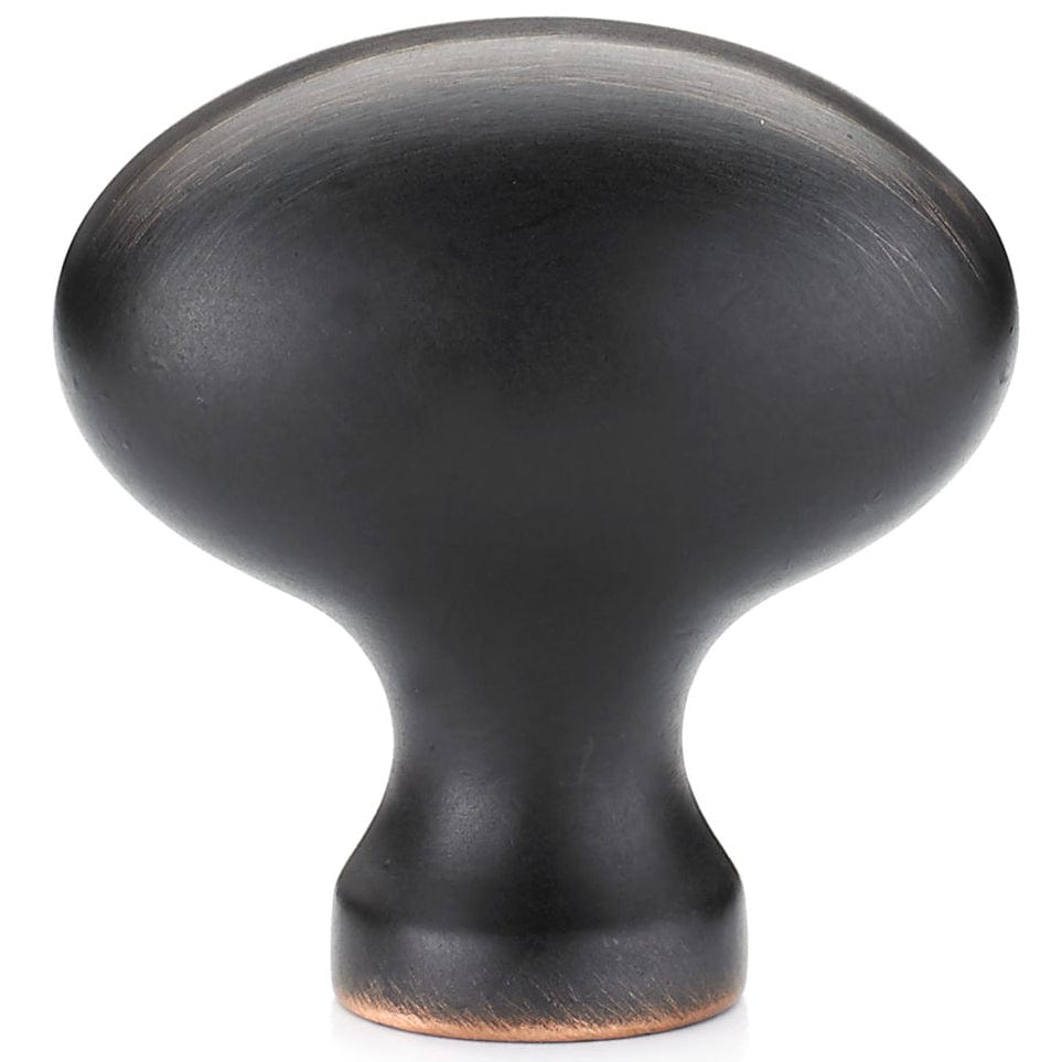 Traditional Knob, 1-9/16" x 7/8", Brushed Oil-Rubbed Bronze alt 0