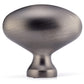 Traditional Knob, 1-31/32" x 1-3/32", Antique Nickel alt 0