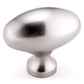 Traditional Knob, 1-31/32" x 1-3/32", Brushed Nickel alt 0