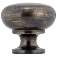 Traditional Knob, 1-1/4" D, Antique English alt 0