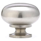 Traditional Knob, 1-1/2" D, Brushed Nickel alt 0