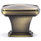 Transitional Knob, 1-11/16" x 1-11/16", Antique English alt 0