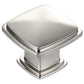 Transitional Knob, 1-7/32" x 1-7/32", Brushed Nickel alt 0