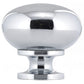 Traditional Knob, 1-1/4" D, Chrome alt 0