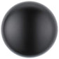 Traditional Knob, 1-1/4" D, Matte Black alt 0
