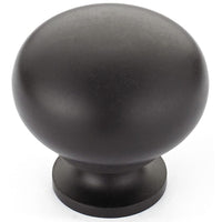 Traditional Knob, 1-1/4" D, Oil-Rubbed Bronze alt 0