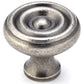 Traditional Knob, 1-1/4" D, Pewter alt 0