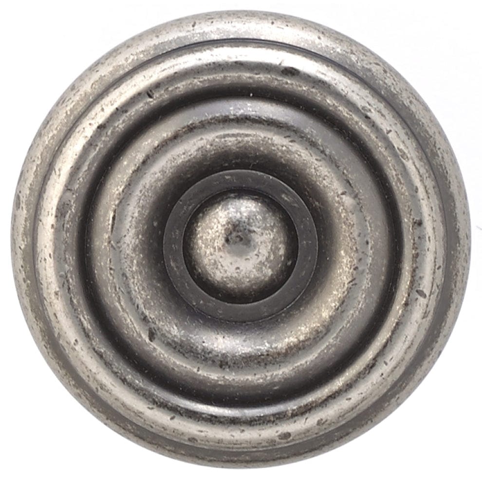 Traditional Knob, 1-1/4" D, Pewter alt 0