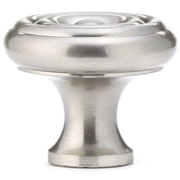 Traditional Knob, 1-1/4" D, Brushed Nickel alt 0