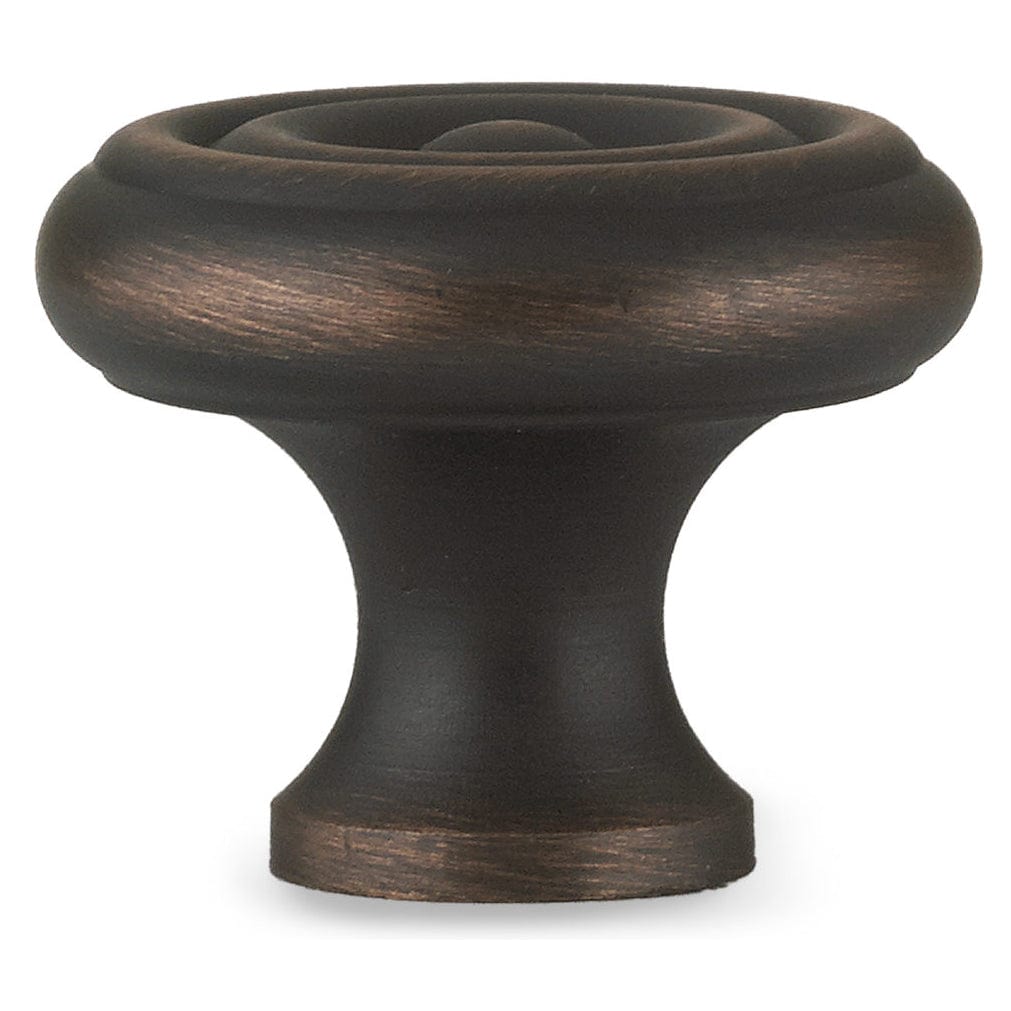 Traditional Knob, 1-1/4" D, Brushed Oil-Rubbed Bronze alt 0