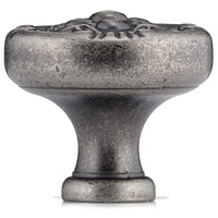 Traditional Knob, 1-1/4" D, Pewter alt 0