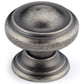 Traditional Knob, 1-3/16" D, Pewter alt 0