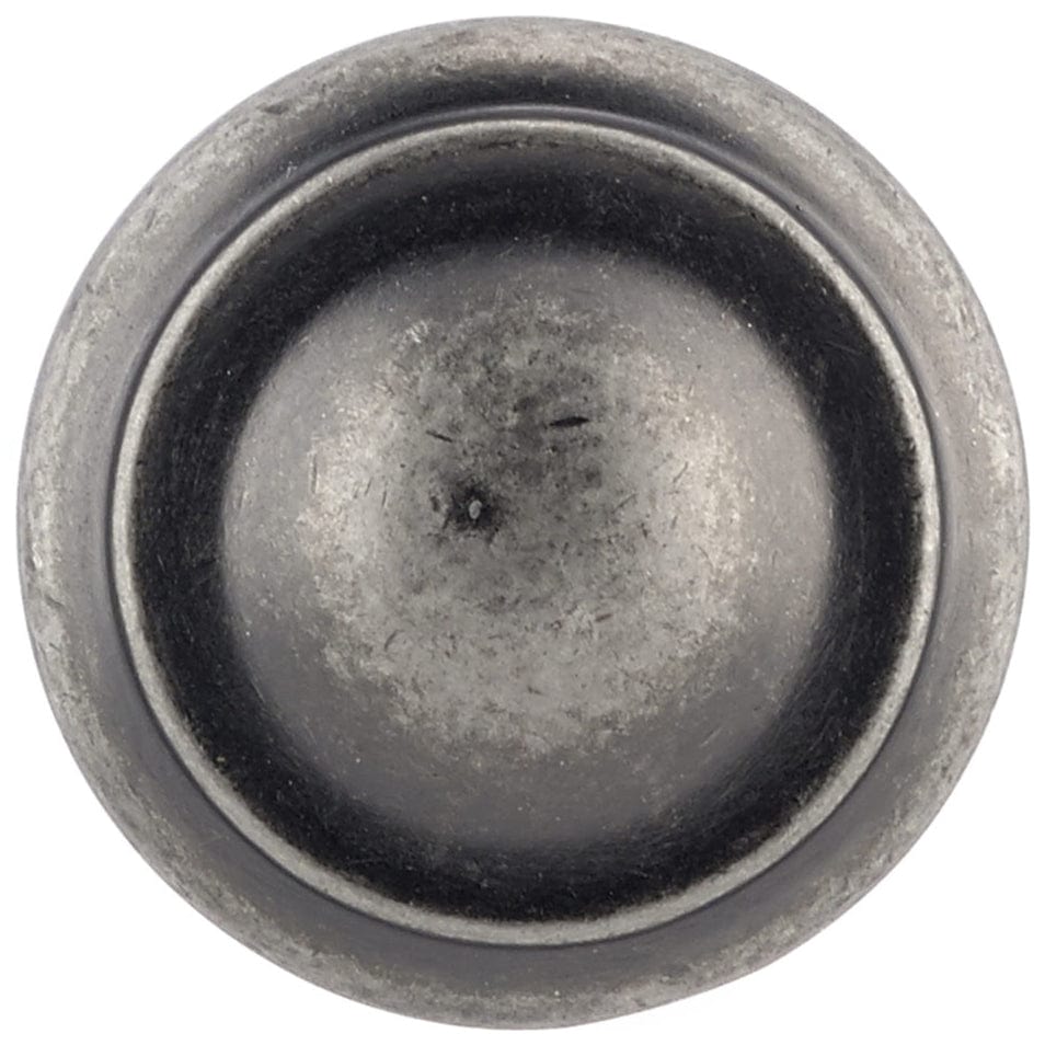 Traditional Knob, 1-3/16" D, Pewter alt 0