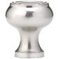 Traditional Knob, 1-3/16" D, Brushed Nickel alt 0