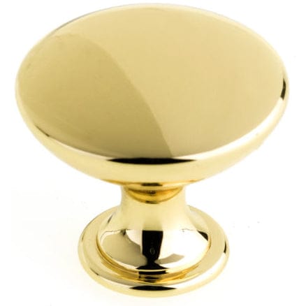 Contemporary Knob, 31/32" D, Satin Gold alt 0