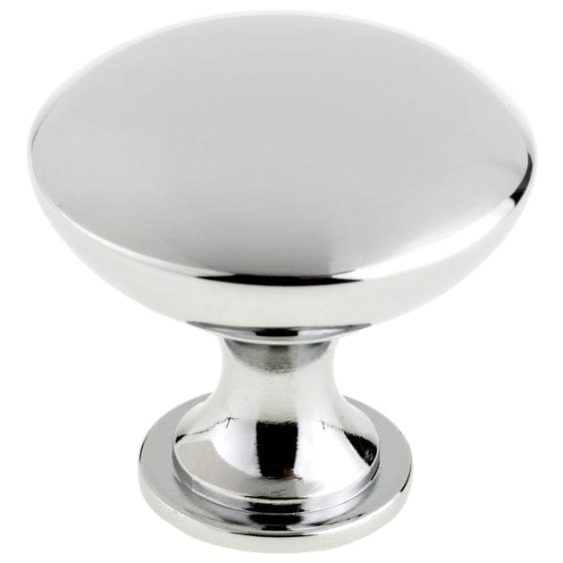 Contemporary Knob, 1-9/16" D, Chrome alt 0
